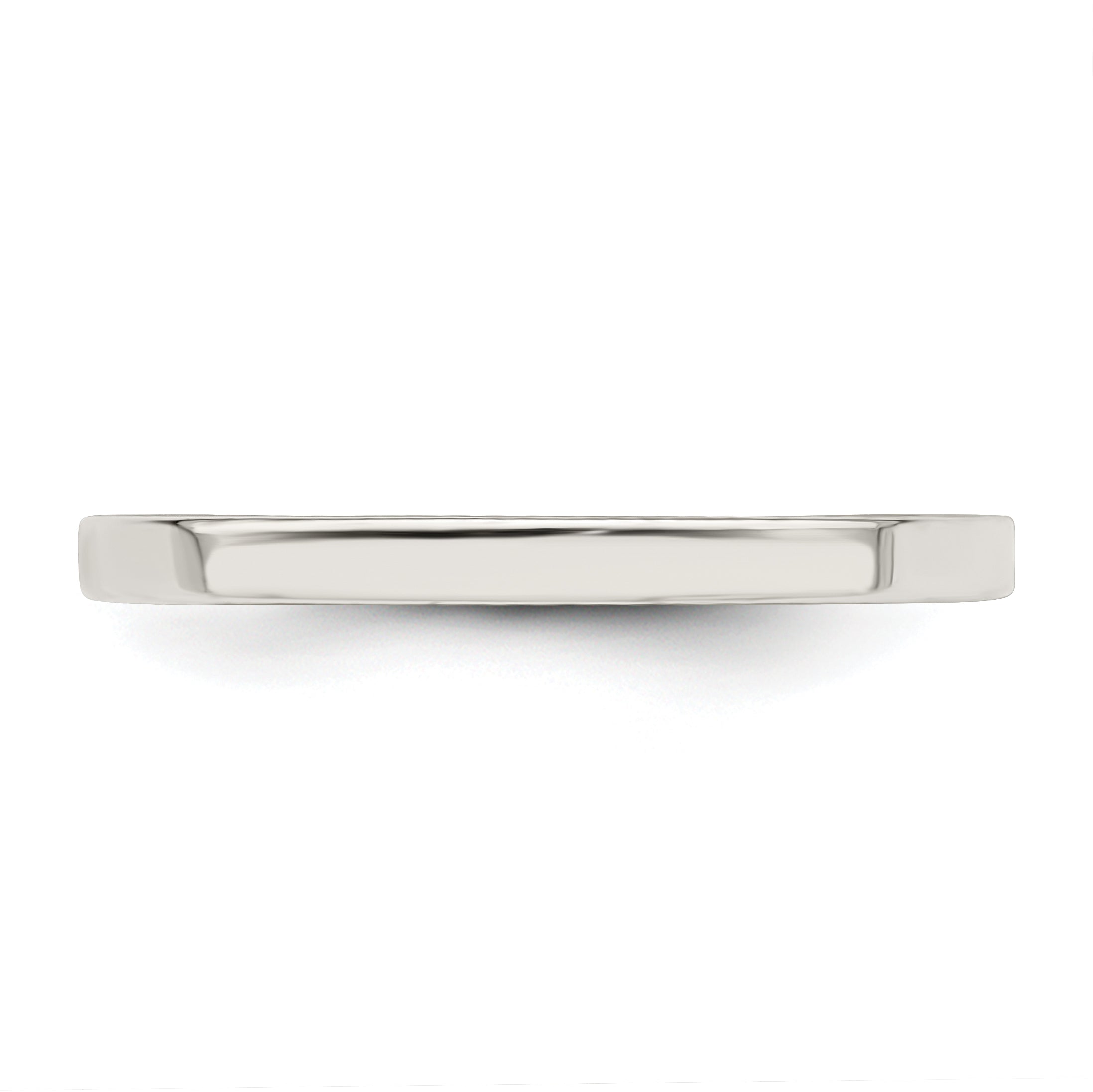 Sterling Silver 2mm Comfort Fit Flat Band