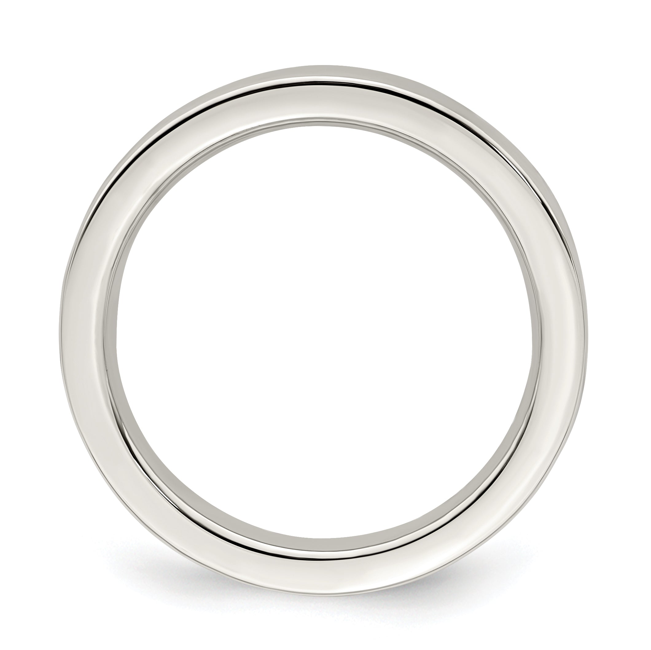 Comfort-Fit Wedding Band in Sterling Silver, 3mm Secondary image