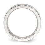 Sterling Silver 4mm Comfort Fit Flat Band