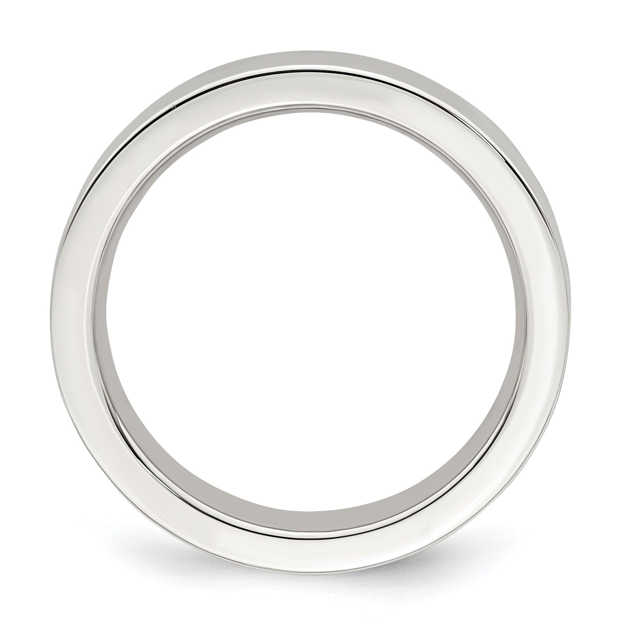 Sterling Silver 4mm Comfort Fit Flat Band