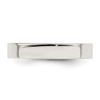 Sterling Silver 4mm Comfort Fit Flat Band