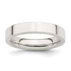 Sterling Silver 4mm Comfort Fit Flat Band