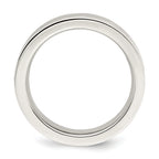 Sterling Silver 5mm Comfort Fit Flat Band