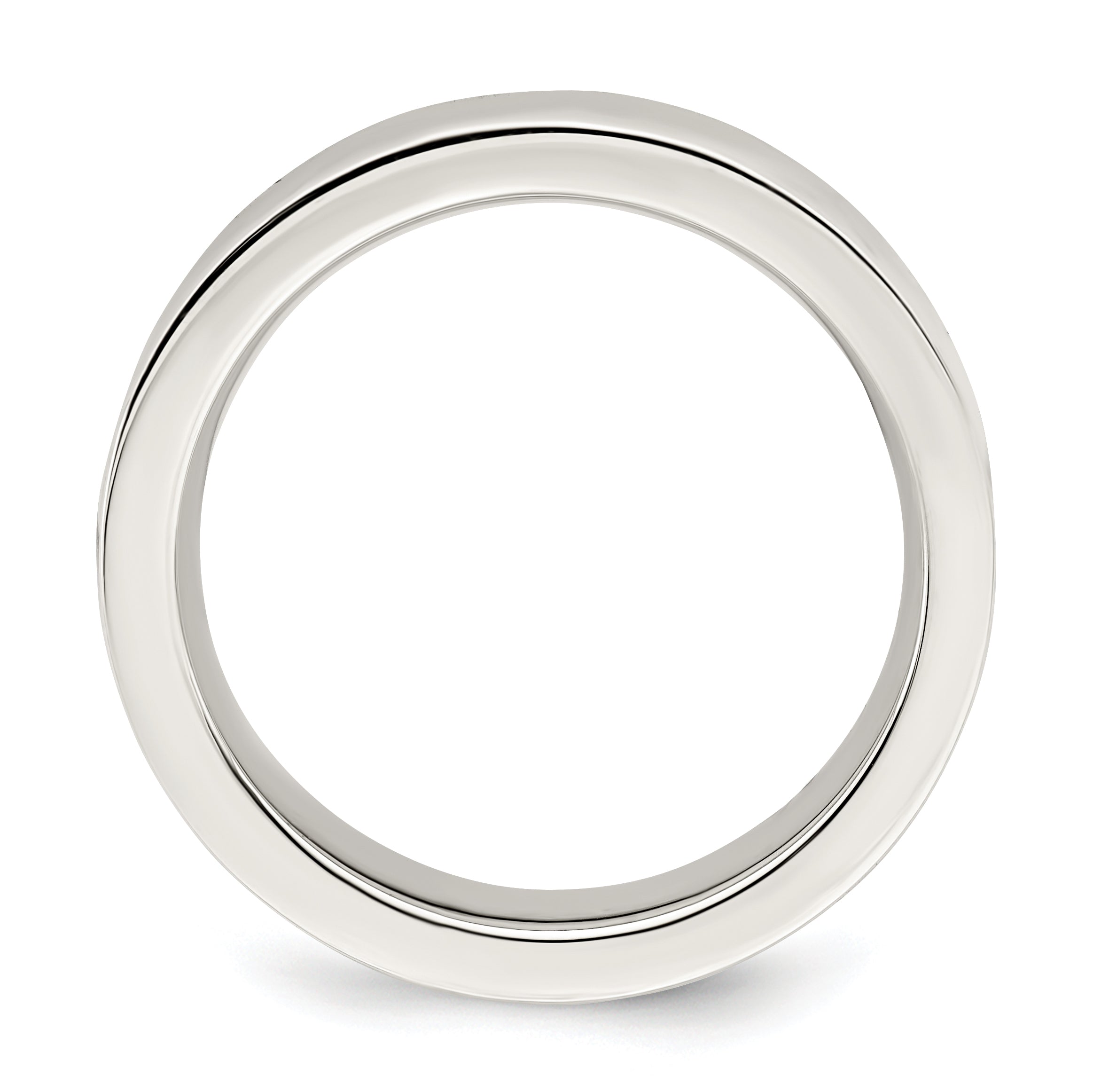 Sterling Silver 5mm Comfort Fit Flat Band