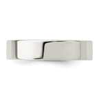 Sterling Silver 5mm Comfort Fit Flat Band