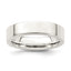 Sterling Silver 5mm Comfort Fit Flat Band