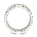 Sterling Silver 9mm Comfort Fit Flat Size 13.5 Band
