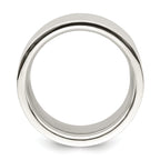 Sterling Silver 12mm Comfort Fit Flat Band