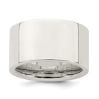 Sterling Silver 12mm Comfort Fit Flat Band