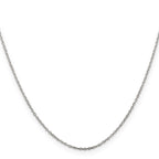 Sterling Silver 1mm Cable Chain Anklet