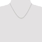 Sterling Silver 1mm Cable Chain w/ ext.
