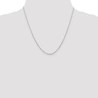 Sterling Silver 1mm Cable Chain Anklet