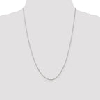 Sterling Silver 1mm Cable Chain Anklet