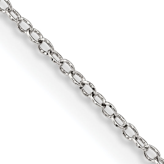 Sterling Silver 1mm Cable Chain Anklet