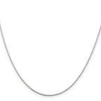 Sterling Silver 1mm Cable Chain