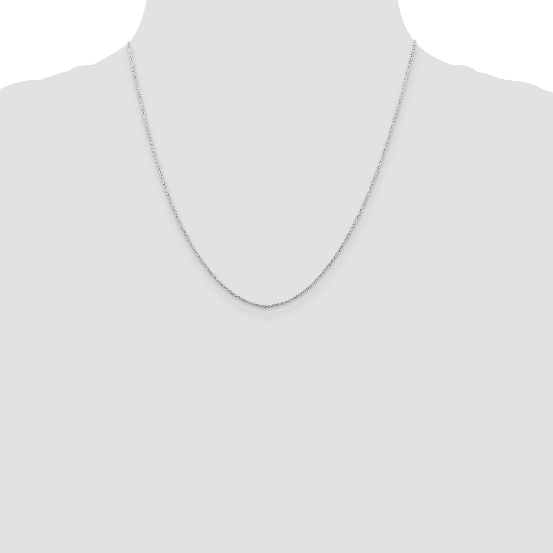 Sterling Silver 1mm Cable Chain