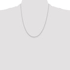 Sterling Silver 1mm Cable Chain w/ ext.