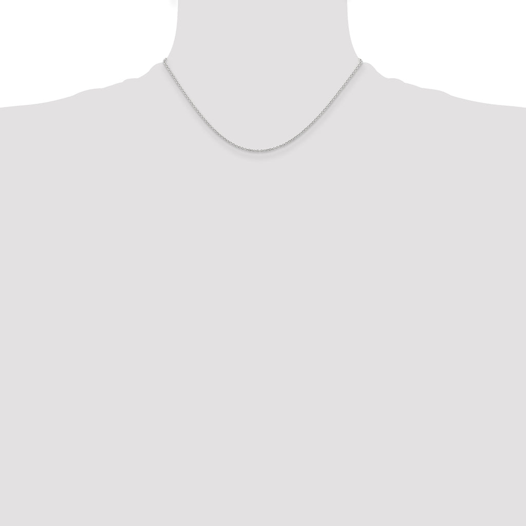 Sterling Silver 1.25mm Cable Chain
