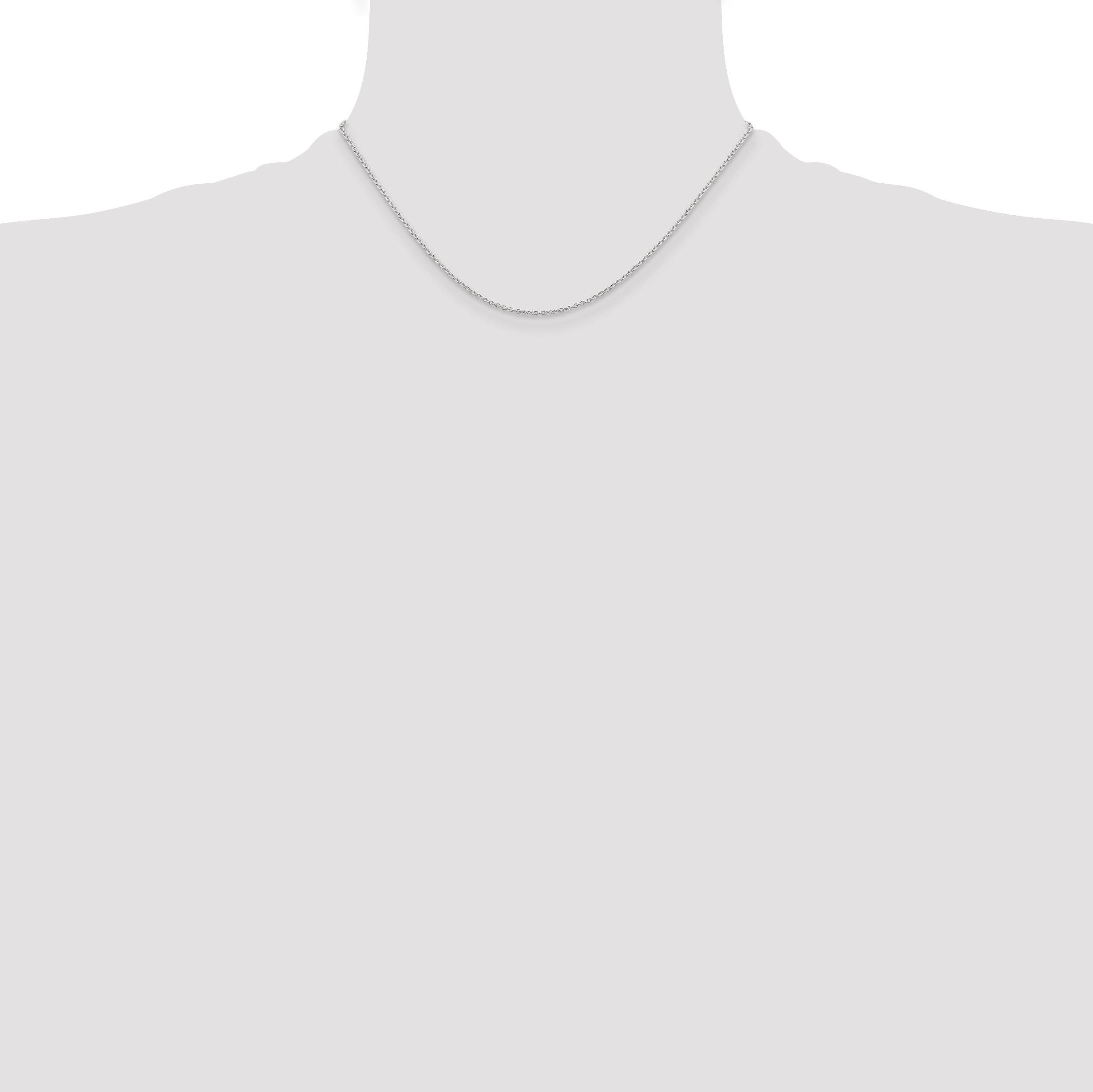 Sterling Silver 1.25mm Cable Chain
