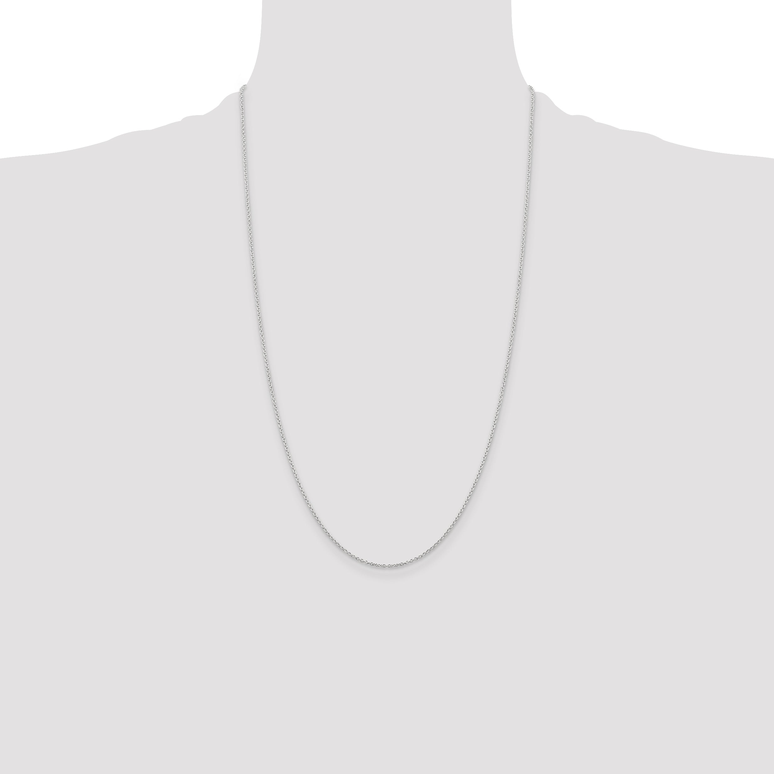 Sterling Silver 1.25mm Cable Chain