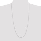 Sterling Silver 1.25mm Cable Chain