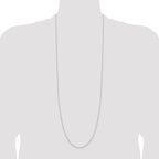 Sterling Silver 1.25mm Cable Chain