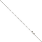Sterling Silver 1.25mm Cable Chain w/ ext.
