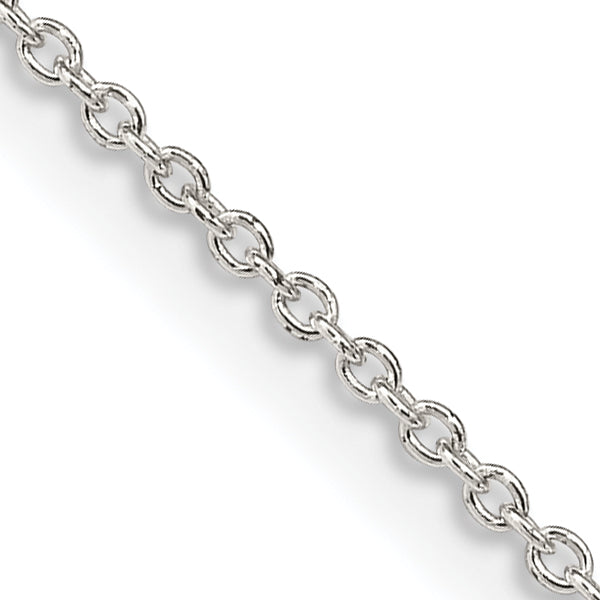 Sterling Silver 1.25mm Cable Chain w/ ext.