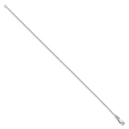 Sterling Silver 1.5mm Cable Chain Anklet