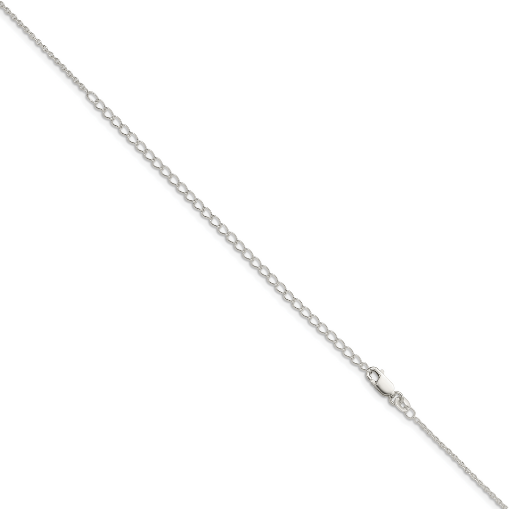Sterling Silver 1.5mm Cable Chain w/ ext.