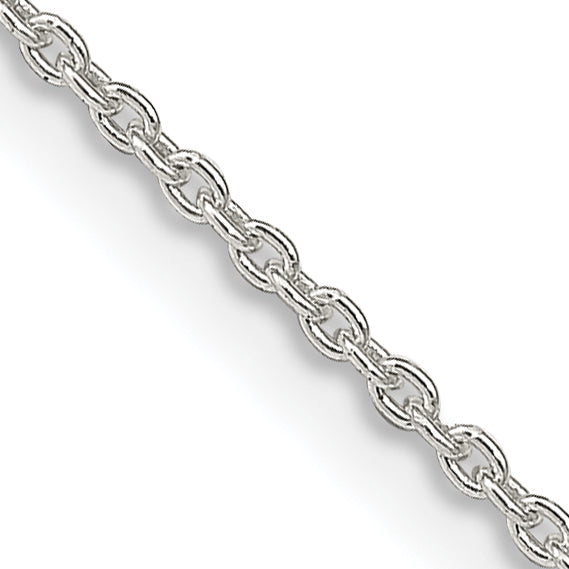 Sterling Silver 1.5mm Cable Chain w/ ext. Main image