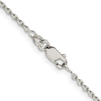 Sterling Silver 1.95mm Cable Chain Anklet
