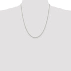 Sterling Silver 1.95mm Cable Chain Anklet