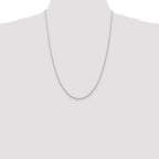 Sterling Silver 1.95mm Cable Chain Anklet