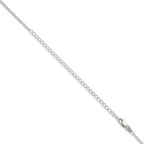 Sterling Silver 1.95mm Cable Chain w/ ext.