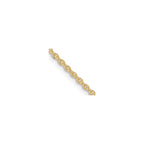 Cable Chain Necklace in Gold-Plated Sterling Silver, 1.95mm, 16 Inch - Sophia Jewelers