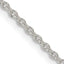 Sterling Silver 1.95mm Cable Chain w/ ext.