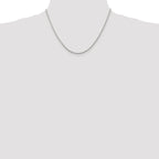 Sterling Silver 2.25mm Cable Chain