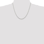 Sterling Silver 2.25mm Cable Chain