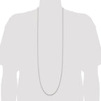 Sterling Silver 2.25mm Cable Chain