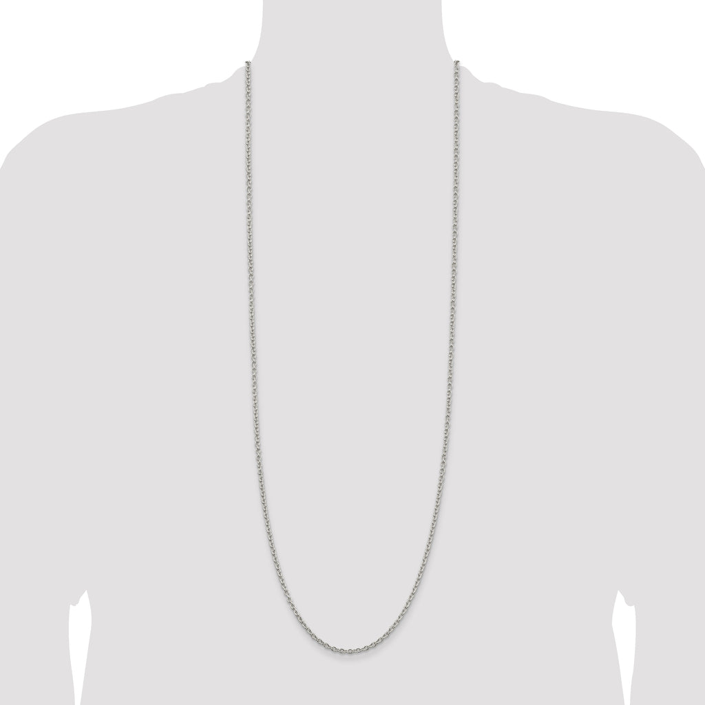 Sterling Silver 2.75mm Cable Chain