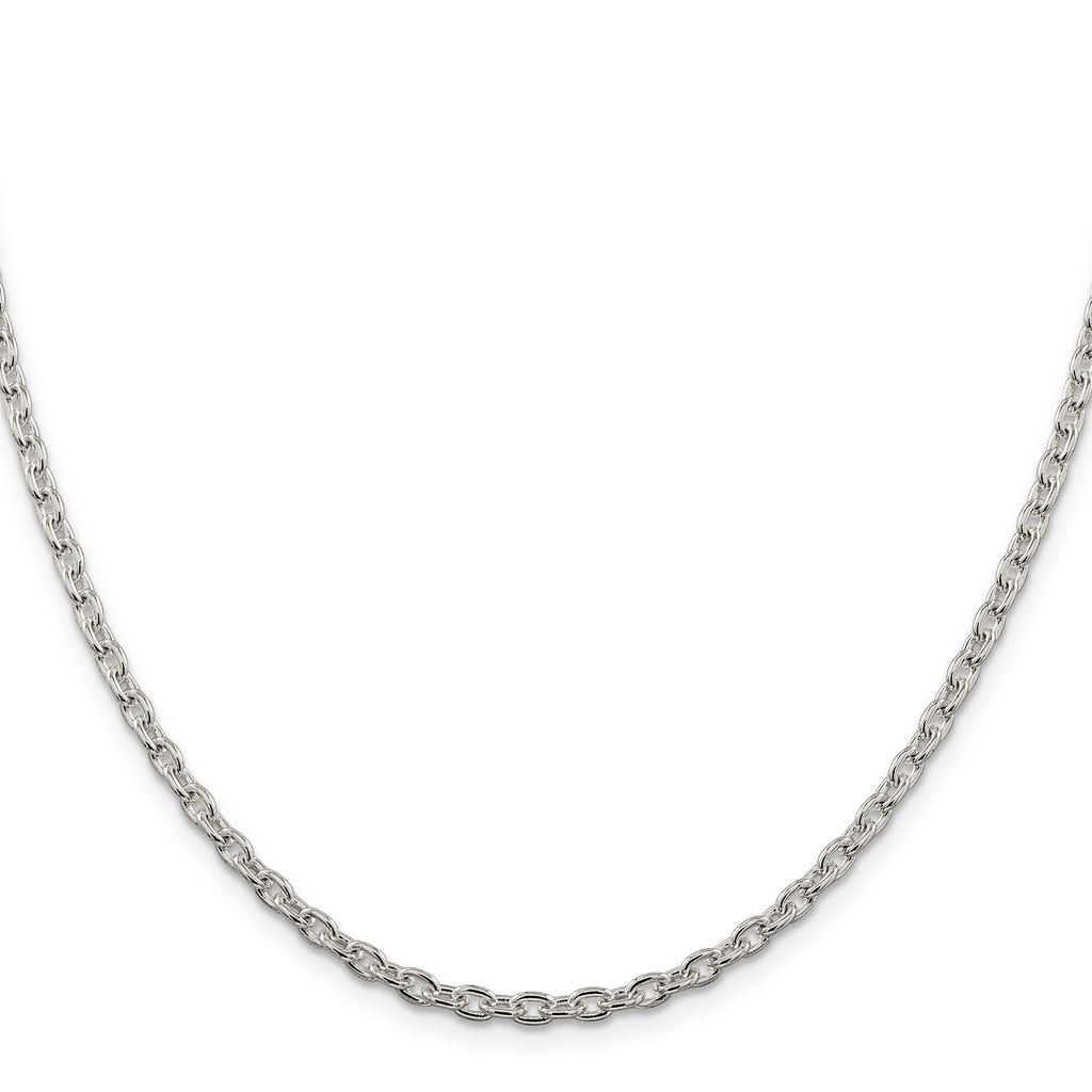Sterling Silver 3.5mm Cable Chain