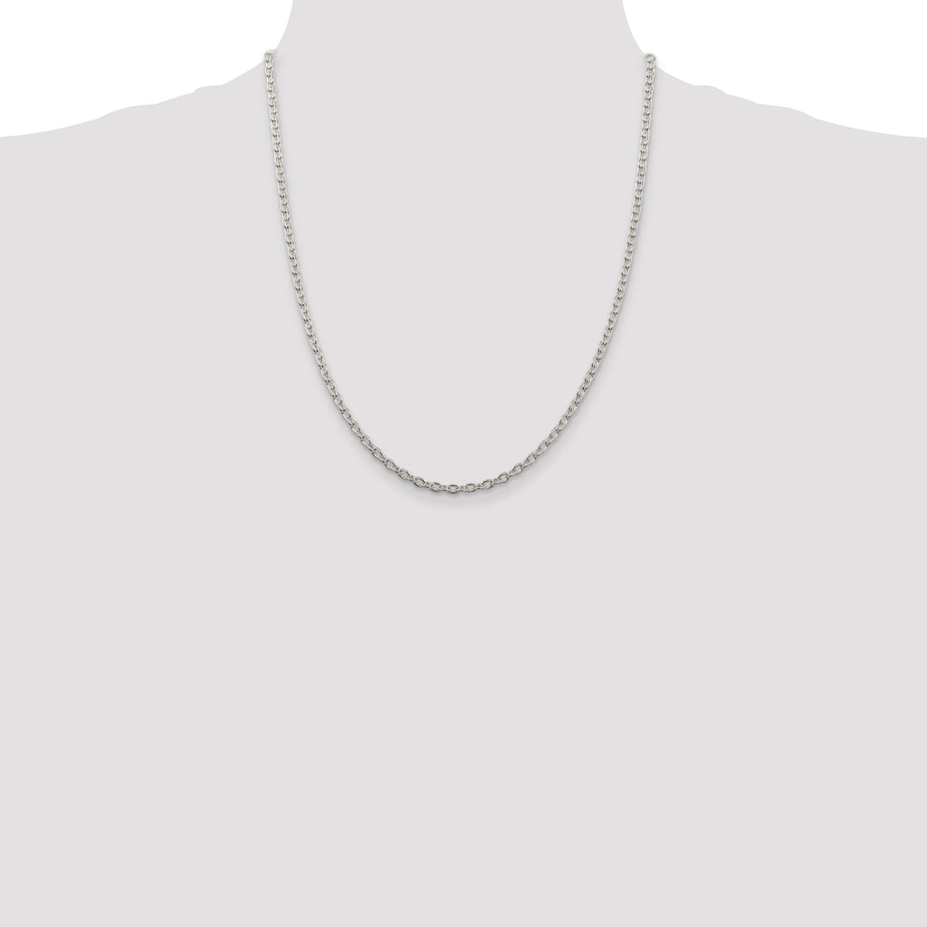 Sterling Silver 3.5mm Cable Chain