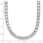 Sterling Silver Rhodium-Plated Chain Necklace 5mm