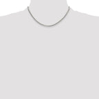 Sterling Silver Curb Chain Necklace 3.4mm