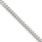 Sterling Silver Curb Chain Necklace 3.4mm
