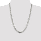 Sterling Silver 7.0mm Polished Domed Curb Chain