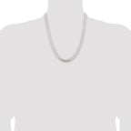 Sterling Silver 9mm Polished Domed Curb Chain