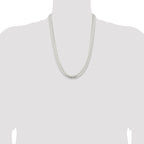 Sterling Silver 9mm Polished Domed Curb Chain