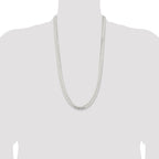 Sterling Silver 9mm Polished Domed Curb Chain